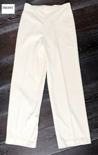 70's GIVENCHY sport White Polyester Long Pants Vintage 1960's, 1970's Small