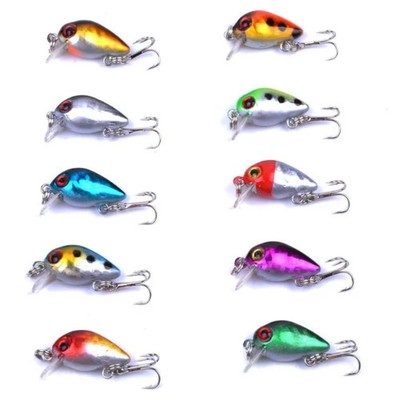11pcs Mini Crankbaits Fishing Lures    Perfect for Crappie, Trout, Panfish