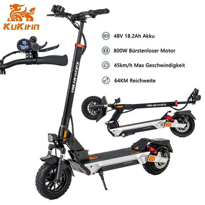 Kukirin M4 MAX 10 ZOLL Elektroroller 48V 18,2Ah Klappbar Offroad E-Scooter 64KM