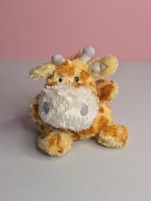 Russ Berrie Luvvies James Giraffe Stuffed Animal Plush 3.5/4  Beanbag