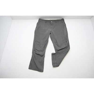 Cabelas Carpenter Pants Rugged Work Camp Trek Gray Classic fit Mens Size 42 x 30