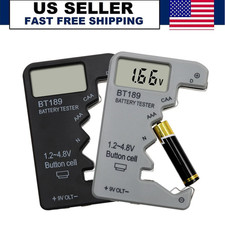 Battery Tester LCD Digital Battery Tester Electricity Indicator BT189 1.2 4.8V