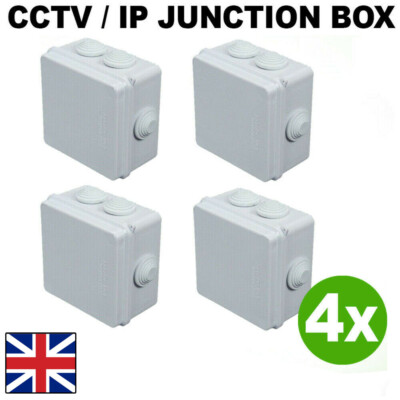 IP55 Terminal box for connection 4 x CCTV Junction Box Outdoor ...