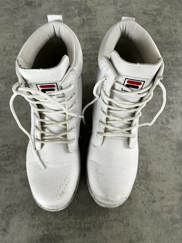 fila white boots