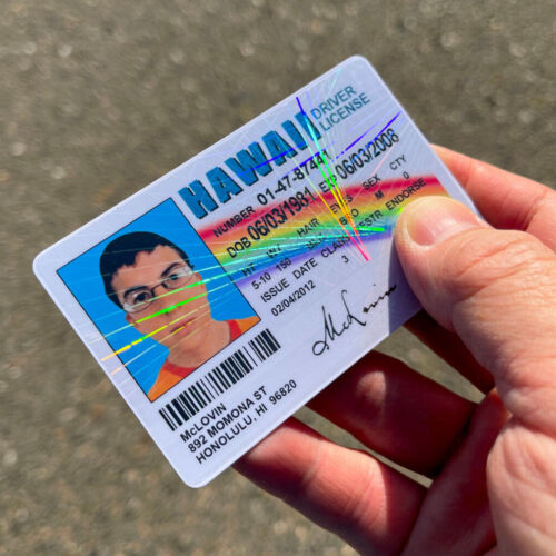 🌈🤓 McLovin ID CARD Movie Superbad Mc Lovin with "HOLOGRAM" 🌈🤓 - Picture 2 of 17