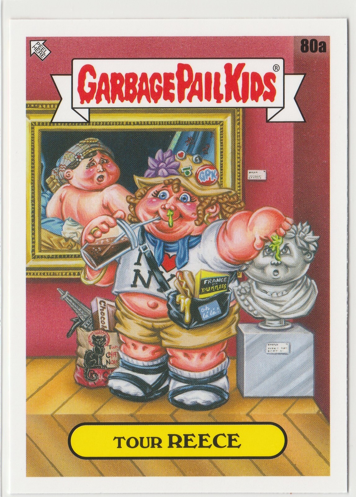 Reece #80a Garbage Pail Kids GPK 2021 Vacation Series Card