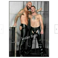  Real Leather heavy duty gay chaps     STYLING  MOST SIZES AVAILABLE