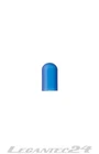 3 pieces color caps blue for small glass base lamps T5 base glass base