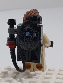 Lego Ghostbusters Dr. Peter Venkman minifigure with pack from set 21108 gb002
