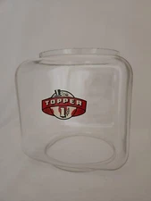 Victor Hand Blown Gumball Machine Globe With Topper Decal - SALE $55!