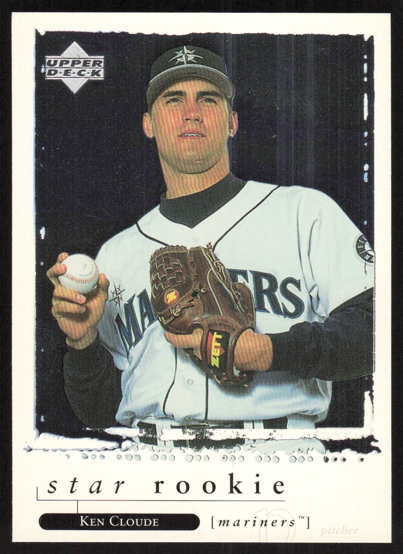 1998 Upper Deck Baseball Star Rookie Ken Cloude #282 Seattle Mariners