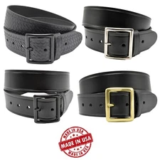 Perfect Fit Garrison Belt 1.75" Leather - Basketweave - Plain 28-60 Work Uniform