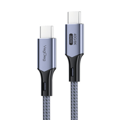 USB4 USB-C Kabel 40Gbps 240W PD Thunderbolt 4 kompatibel 8K@60Hz 4K@120Hz