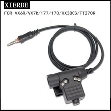 Adattatore cuffia tattica PTT U94 per Yaesu Vertex VX-6R VX-7R VX6R VX7R FT-270