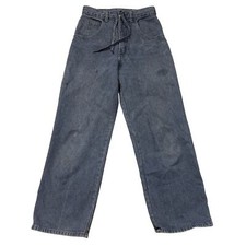 Vintage Solo Semore Baggy Tie Waist Skate Jeans 27x28 Skater Y2K