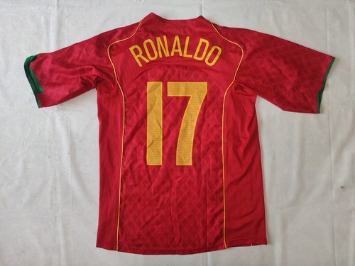 MAGLIA CALCIO NIKE VINTAGE FOOTBALL SHIRT PORTOGALLO PORTUGAL 2004/05 HOME - Foto 2 di 12