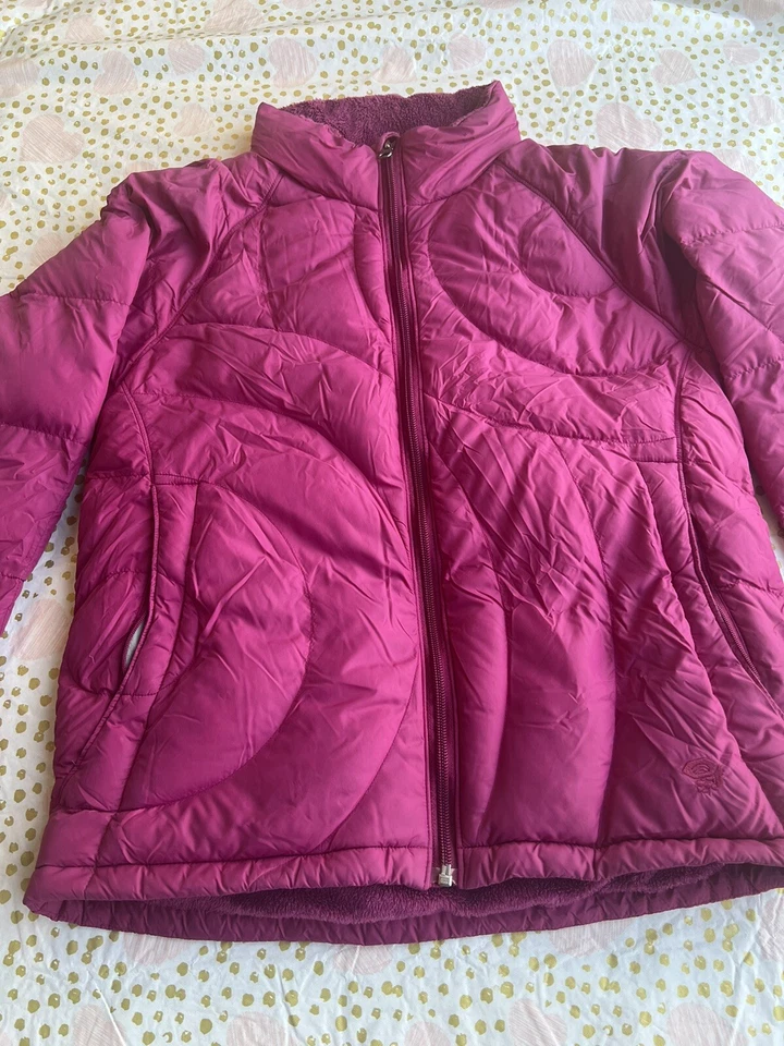 Chaqueta acolchada Mountain Hardwear juvenil talla L plumón aislante - rosa Foto 2 de 4
