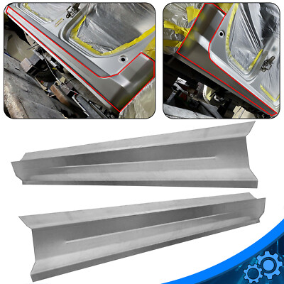 Pair of Outer Rocker Panels Fits 2009-2018 Dodge Ram 1500 2500 Extended Quad Cab