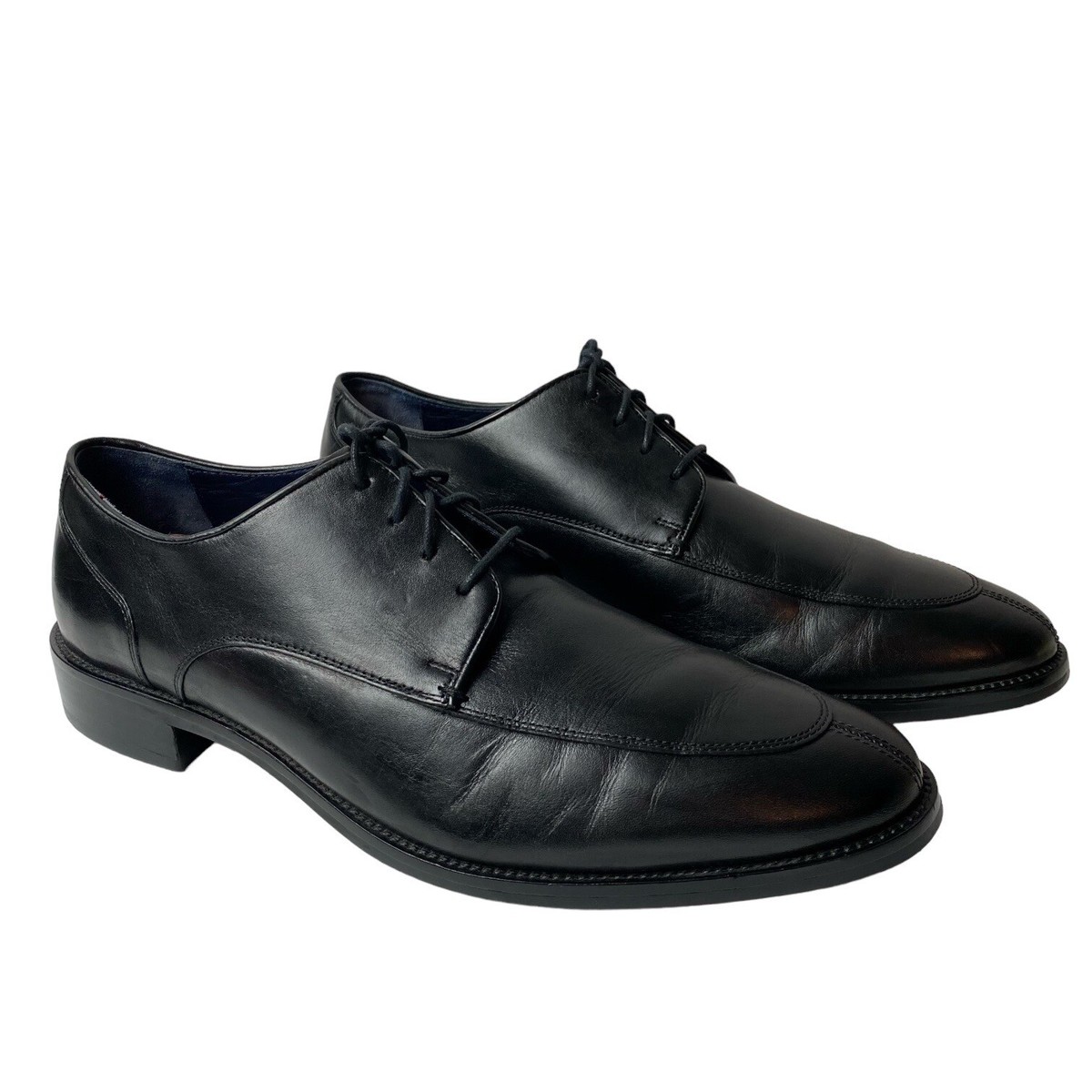 Cole Haan Mens Black Leather Oxford Lace Up Shoes Size 11 M  display picture 2