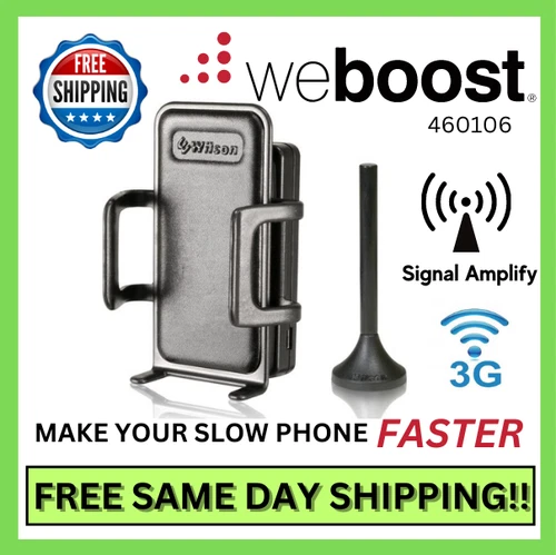 Weboost 3G Cell Phone Signal Booster For Car Travel w/ Antenna