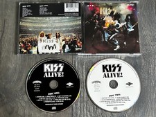 KISS CD Alive Remaster UK Vintage Kiss Aucoin Concert Gene Simmons Ace Paul Pete