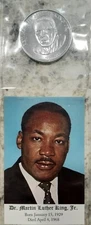 Dr. Martin Luther King Jr. Card and Coin Sealed !