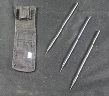 3 Pcs 6" Ninja Tactical Quills Spikes Throwers Knife Darts Set Shinob Throwing