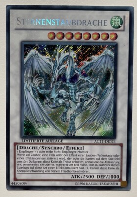 Yu-Gi-Oh! Sternenstaubdrache Secret Rare Ltd. Auflage AC11-DE024 Near Mint 