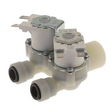 Elettrovalvola serie R-Doppia, 180°, IN filetto 3/4" M, OUT 2xJG 8mm., 220V.,...