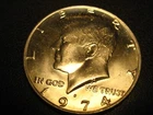1974-D Copper/Nickel Kennedy Head Half Dollar BU