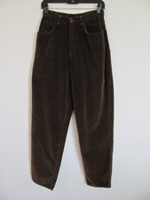 Lauren Ralph Lauren Brown Velvet/Velveteen Pants-Tapered-Size 4/6 L 30 1/4"