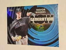 2022 Topps Generation Now Black #GN19 Trevor Rogers 062/299 