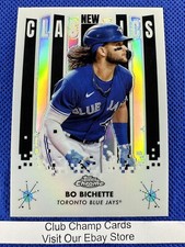 2022 #NC-5 Bo Bichette Topps Chrome Baseball New Classics Refractor Blue Jays