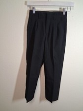 Vittorino Dress Pants Formal Business Slacks Trousers Black Boys Size 6