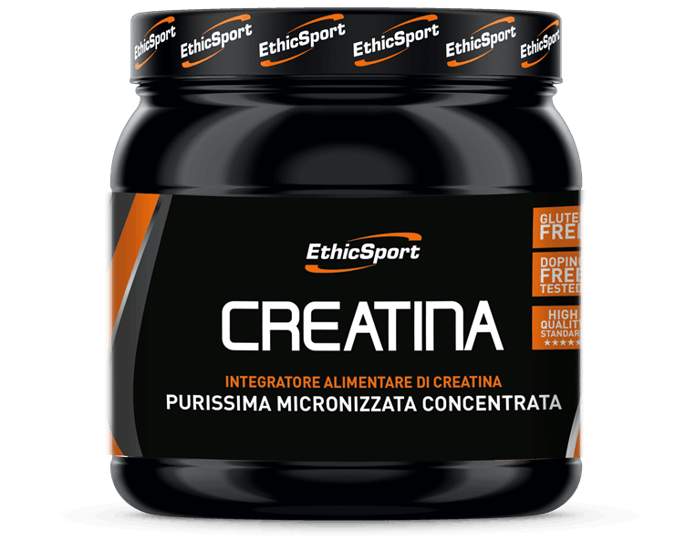 EthicSport CREATINA integratore di Creatina Micronizzata Pura 300g Ethic Sport