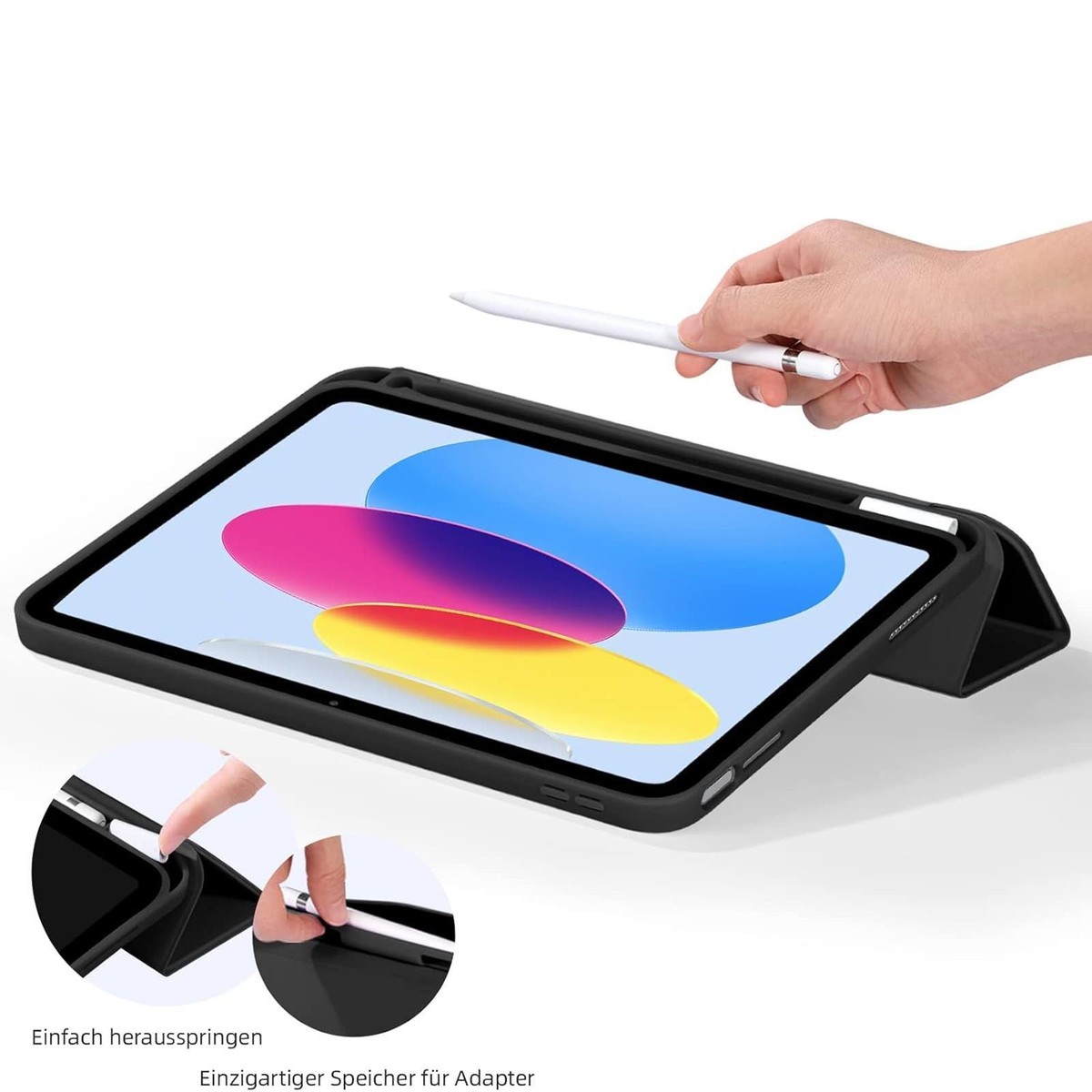 Smart Cover CoolGadget Pour IPad Mini 6 – Bleu/Gris, Veille/réveil