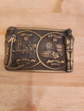 Vintage Spec Cast Inc McCormick Reaper INTERNATIONAL HARVESTER Belt Buckle LE