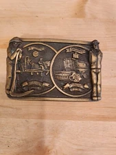 Vintage Spec Cast Inc McCormick Reaper INTERNATIONAL HARVESTER Belt Buckle LE
