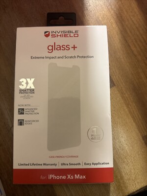 ZAGG Invisible Shield Glass+ Extreme impact  Screen Protector for iPhone Xs Max 