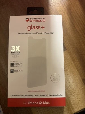 ZAGG Invisible Shield Glass+ Extreme impact Screen Protector for iPhone Xs Max - Image 1 of 4