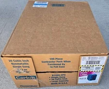Carlon 100x 1-Gang 20 cu. in. New Work PVC Electrical Outlet Box Case B120A-UPC