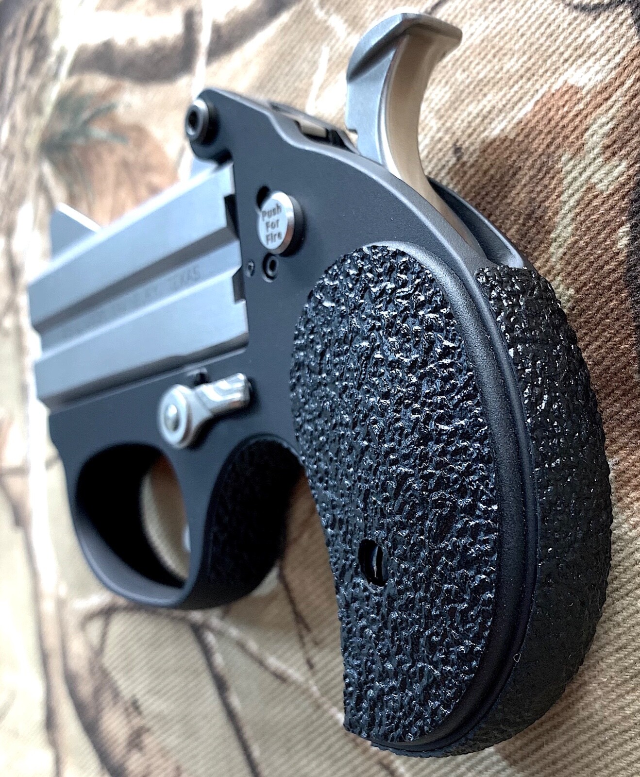 Tractiongrips rubber grip tape overlay for Bond Arms Stinger derringer