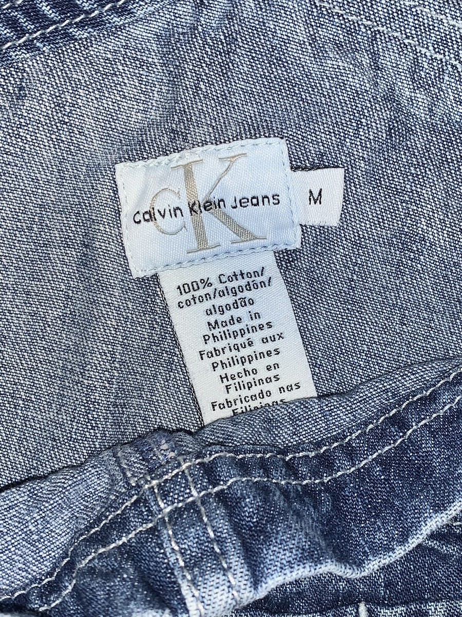 Vintage 90s Calvin Klein Bib Overalls CK Blue Jeans Denim Vintage 90s Calvin Klein Bib Overalls CK Blue Jeans Denim