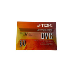 TDK DVC 60 Mini DV SUPERIOR GRADE Video Camcorder Tapes Cassettes NEW