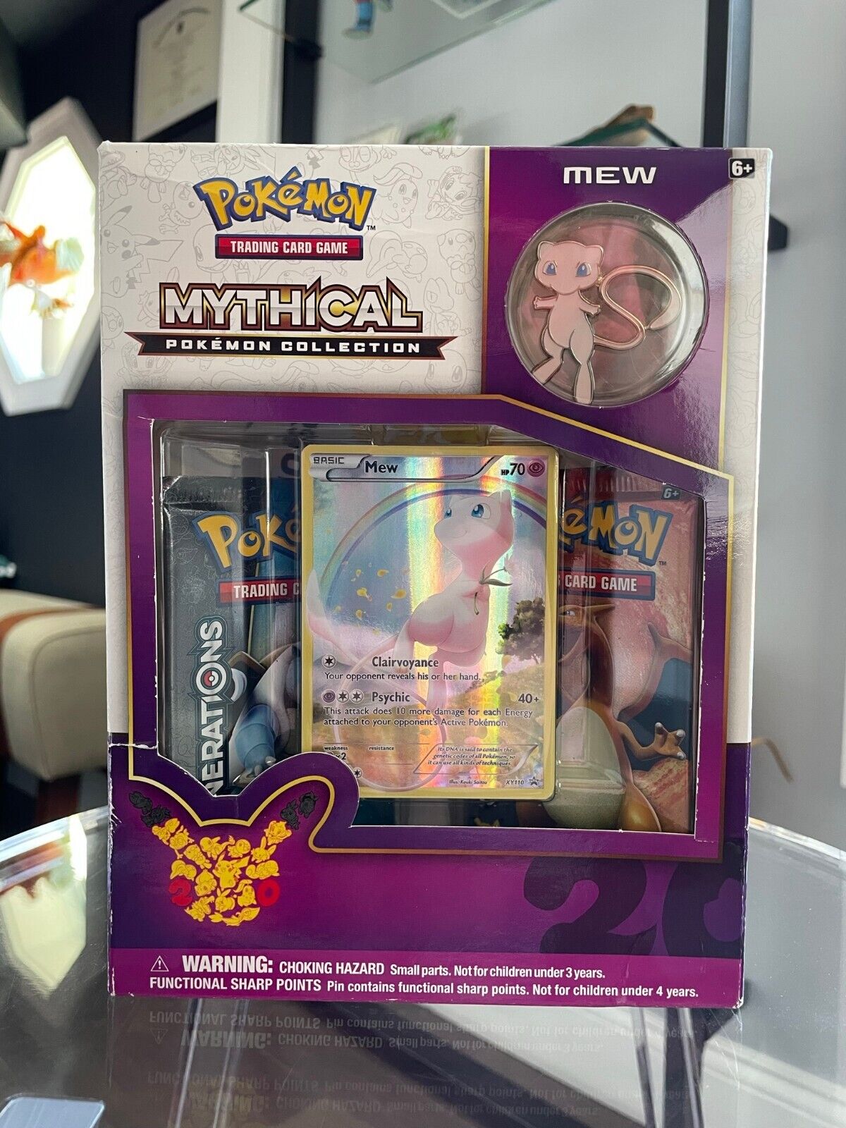 Celebrate #Pokemon20 with the Mythical Pokémon Mew! 