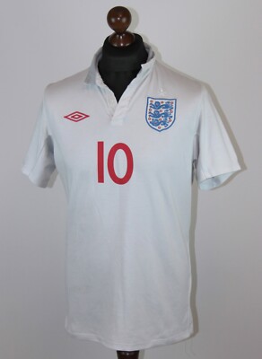England National Team home football shirt 09/10 #10 Rooney Umbro
