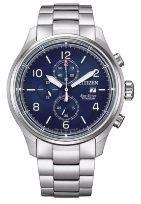 CITIZEN Eco Drive  Solar  CA0810-88L  Herren Titan Titanium Uhr Chronograph neu