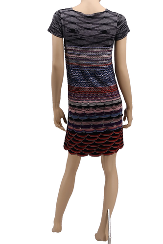 Missoni Women's Multicolor Sleeveless Dress Size 42 Italy Wool Blend Knit! - Picture 5 of 6