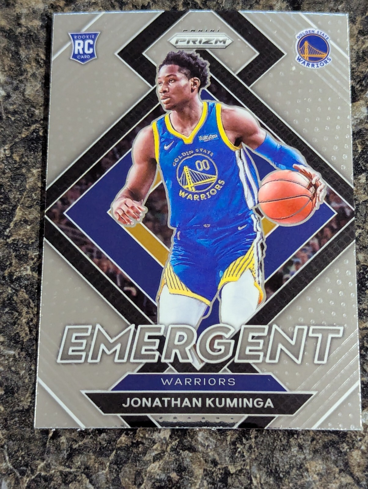 2021 Panini Prizm Emergent #5 Jonathan Kuminga Golden State Warriors