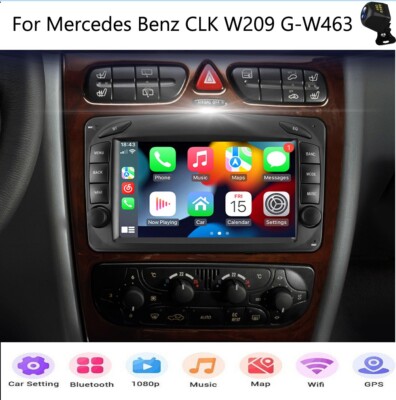 For Mercedes Benz CLK W209 G-W463 Android 13 CarPlay GPS Car Stereo Radio 2+32GB